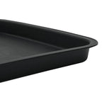 Bandeja Cuadrada para Flores 24 pcs Negro 15 x 15 x 2 cm