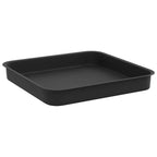 Bandeja Cuadrada para Flores 24 pcs Negro 15 x 15 x 2 cm