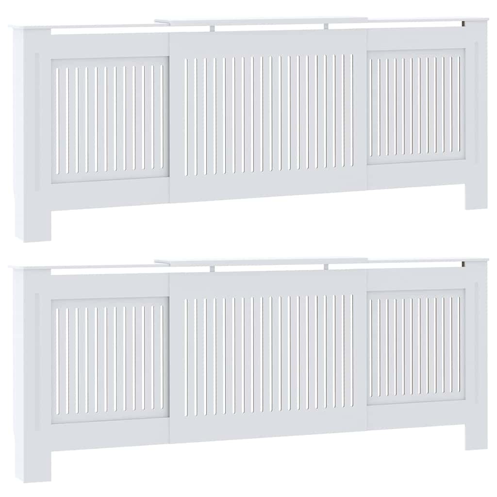 Cubierta de Radiador 2 pcs 205 x 20,5 x 81,5cm