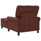 Sillón reclinable con cojín Marrón Brillante 91 x 157 x 91 cm