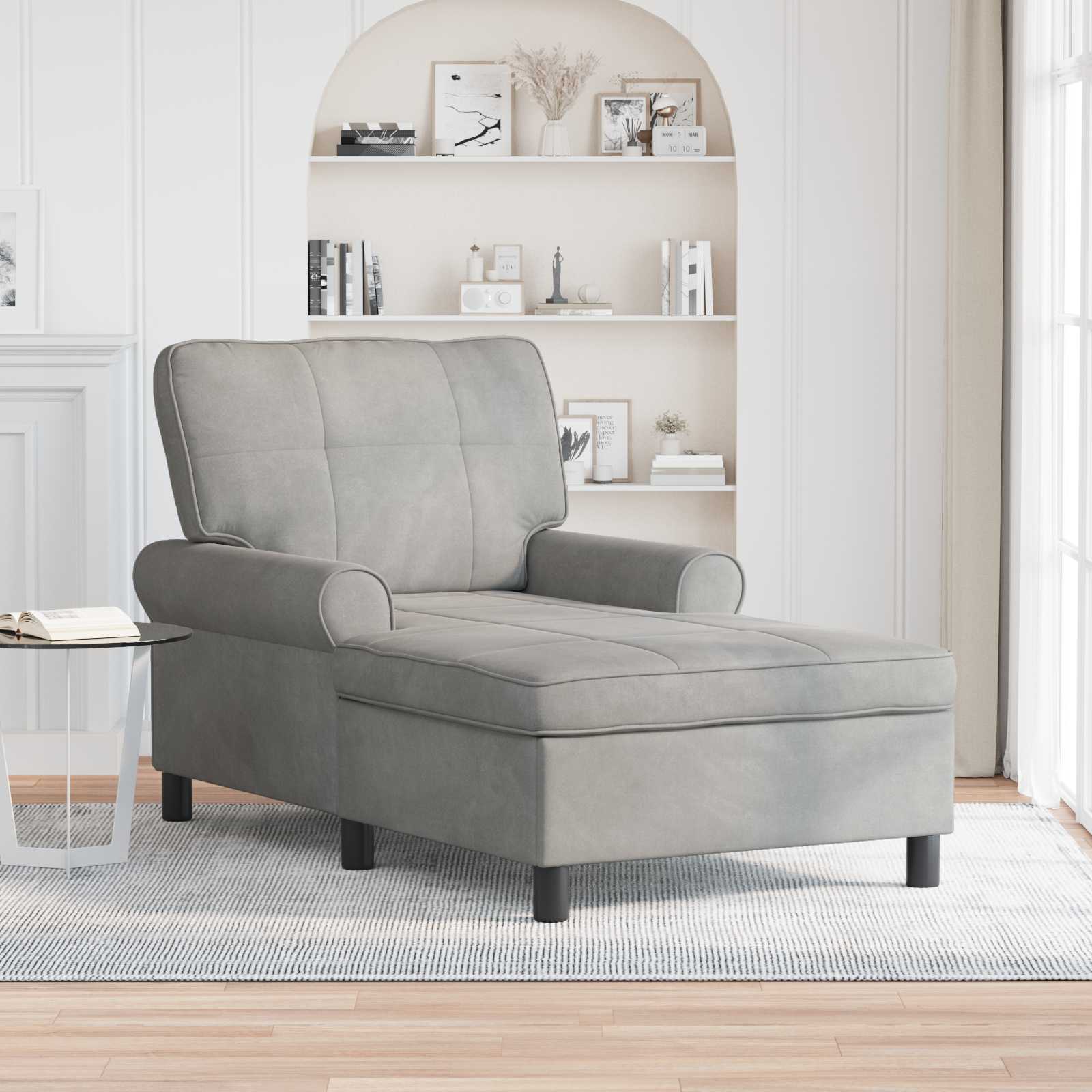 Poltrona Reclinável Amarela 91 x 157 x 91 cm Veludo