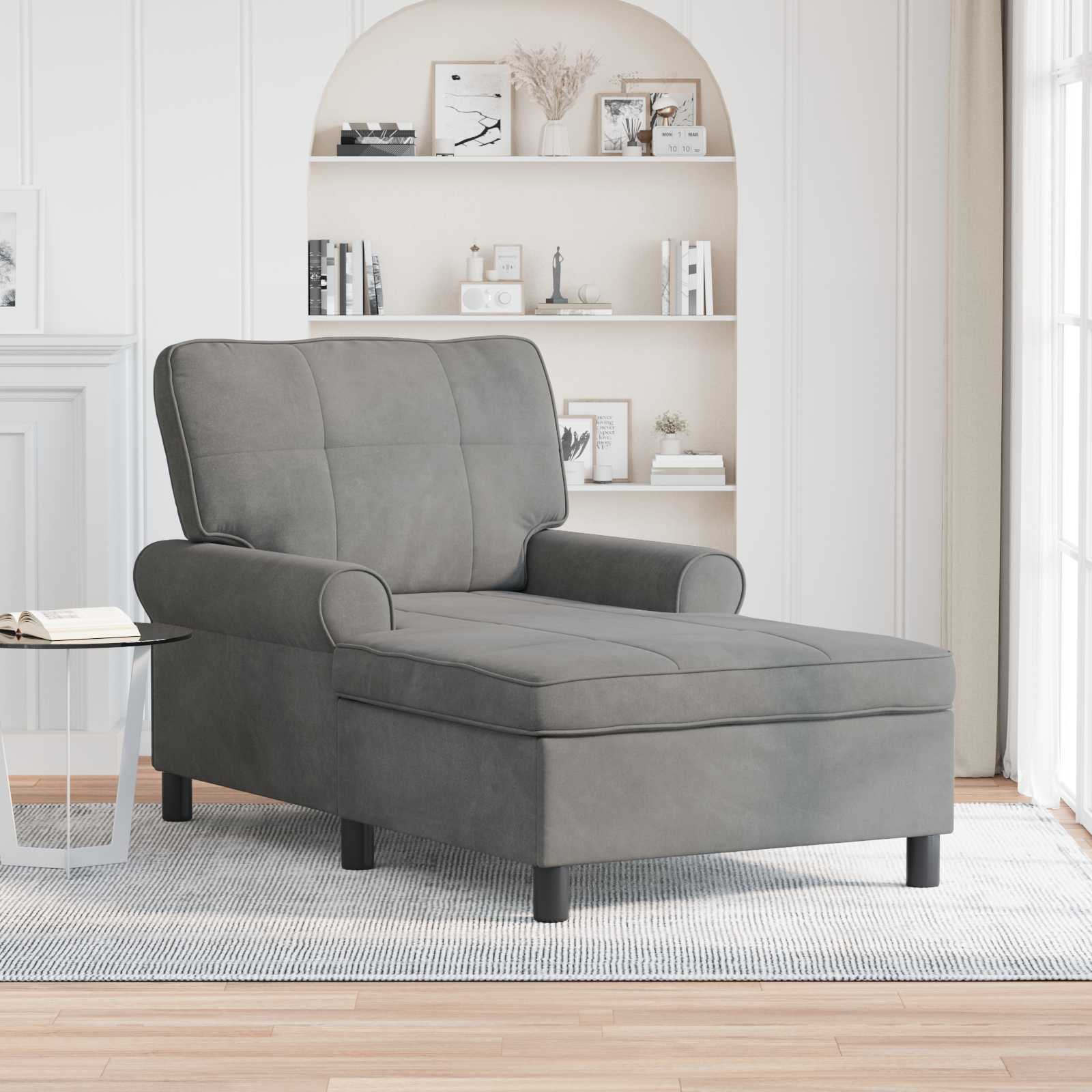 Poltrona Reclinável Amarela 91 x 157 x 91 cm Veludo