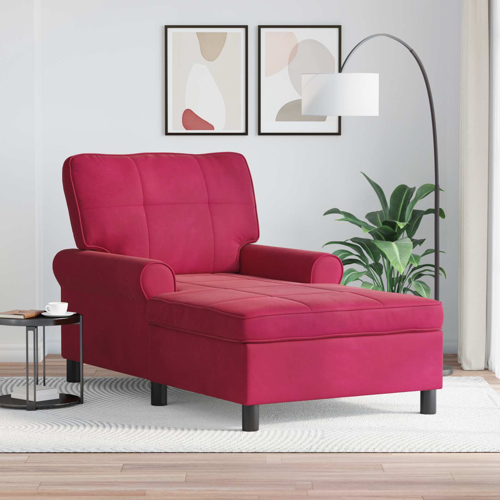 Poltrona Reclinável Amarela 91 x 157 x 91 cm Veludo