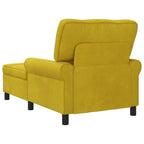 Sillón reclinable Amarillo 91 x 157 x 91 cm Terciopelo