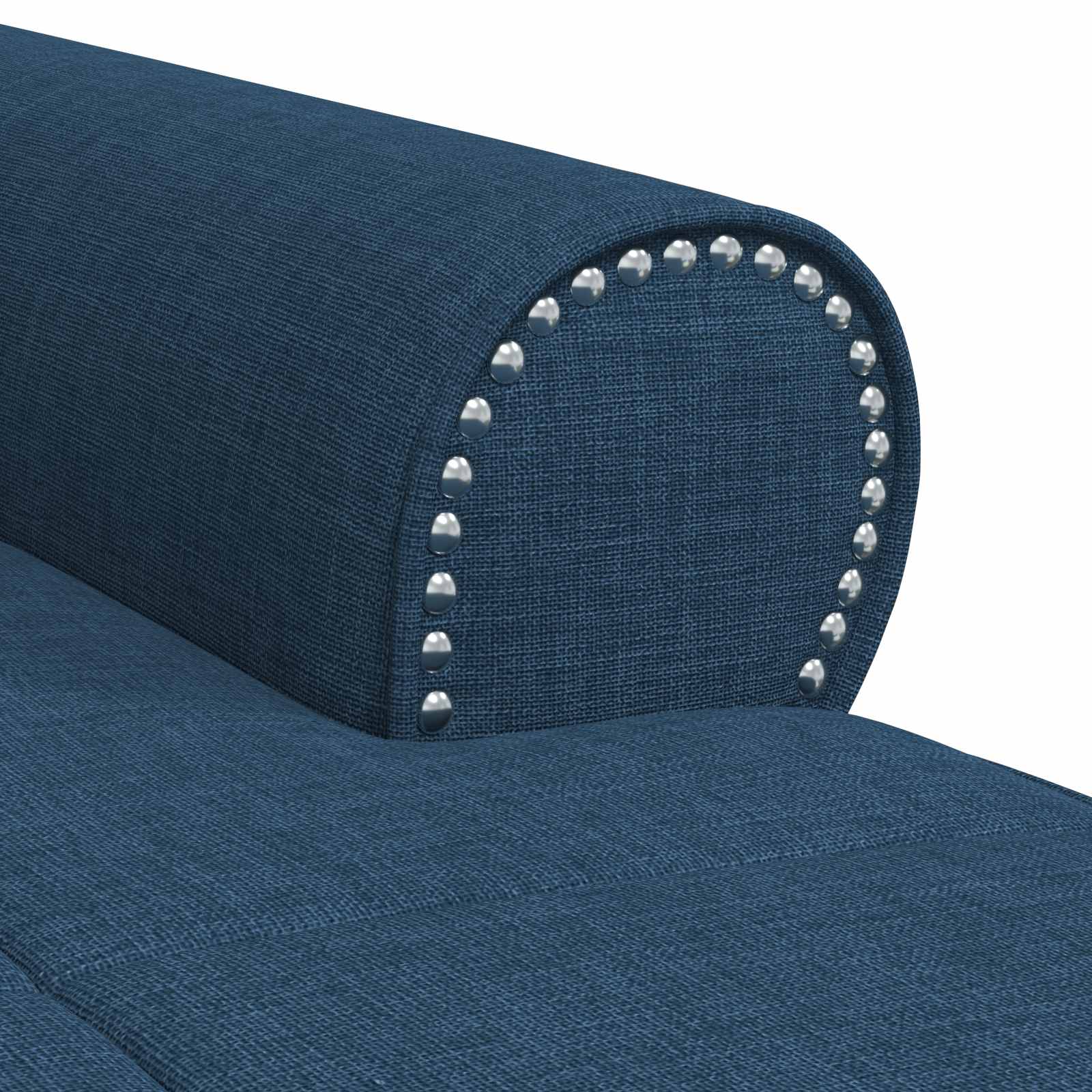 Sillón reclinable con cojín Azul 91 x 157 x 91 cm tela