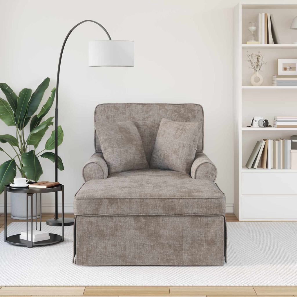 Chaise Lounge con Falda con cojín Arena 157 x 91 x 91 cm ARES