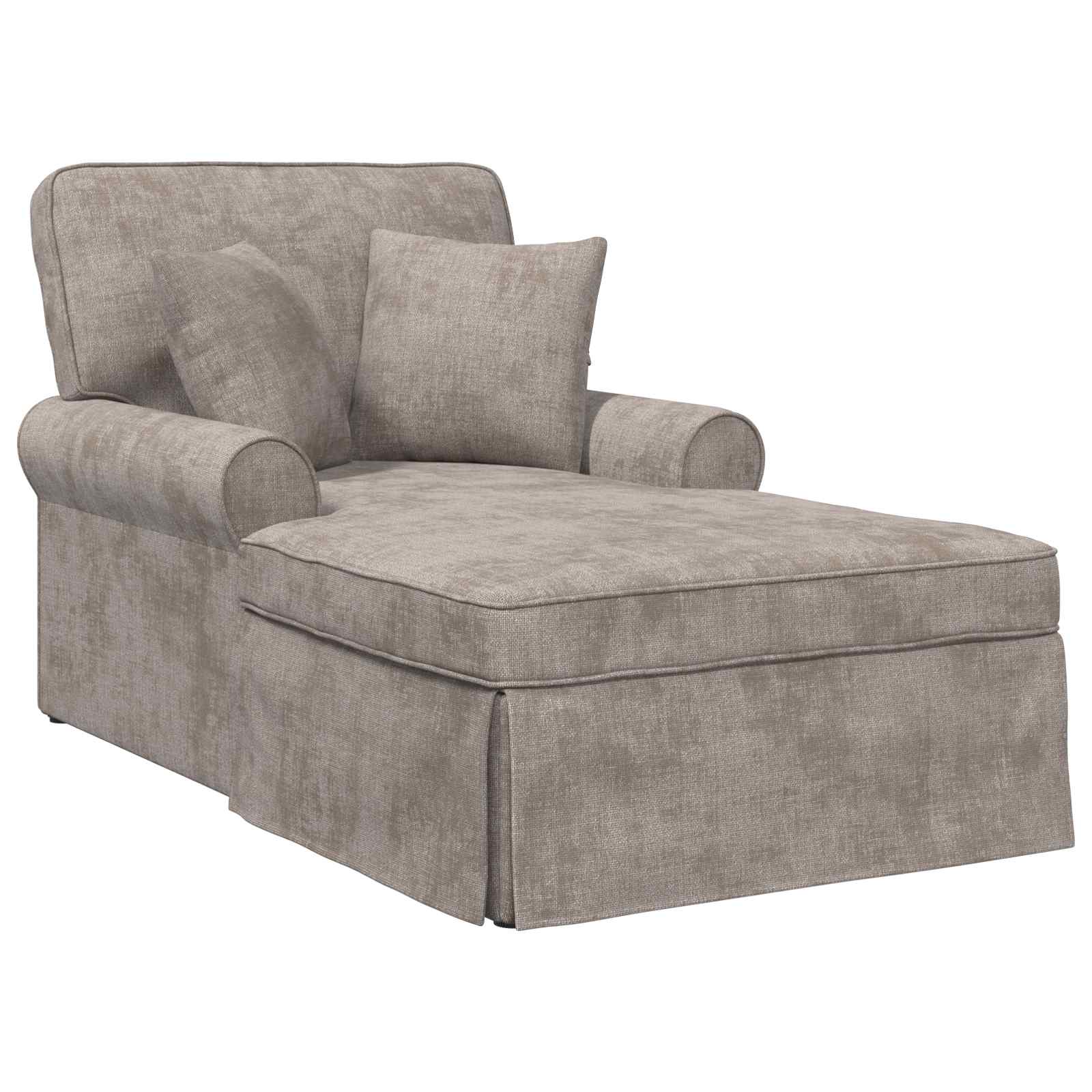 Chaise Lounge con Falda con cojín Arena 157 x 91 x 91 cm ARES