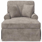Chaise Lounge con Falda con cojín Arena 157 x 91 x 91 cm ARES