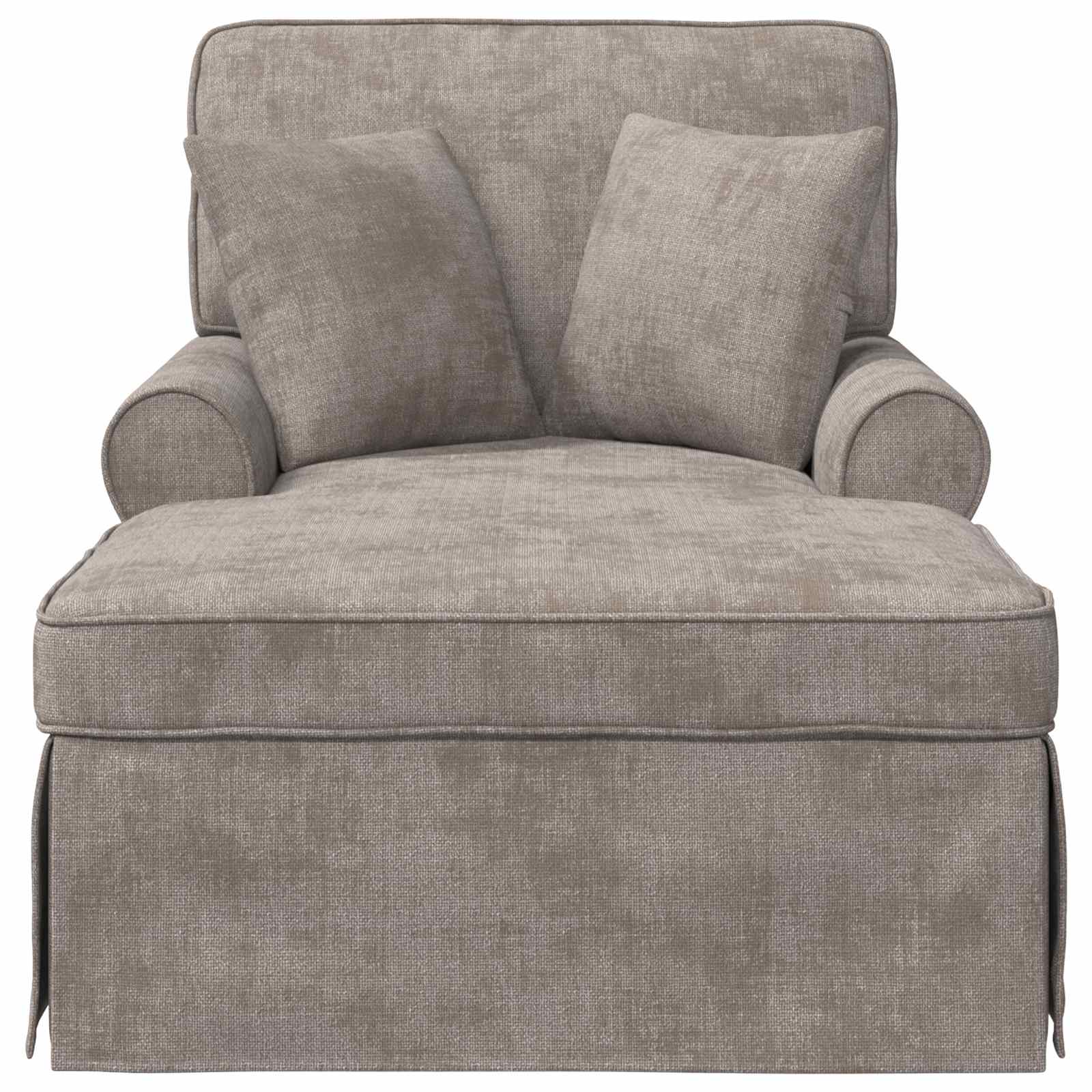 Chaise Lounge con Falda con cojín Arena 157 x 91 x 91 cm ARES