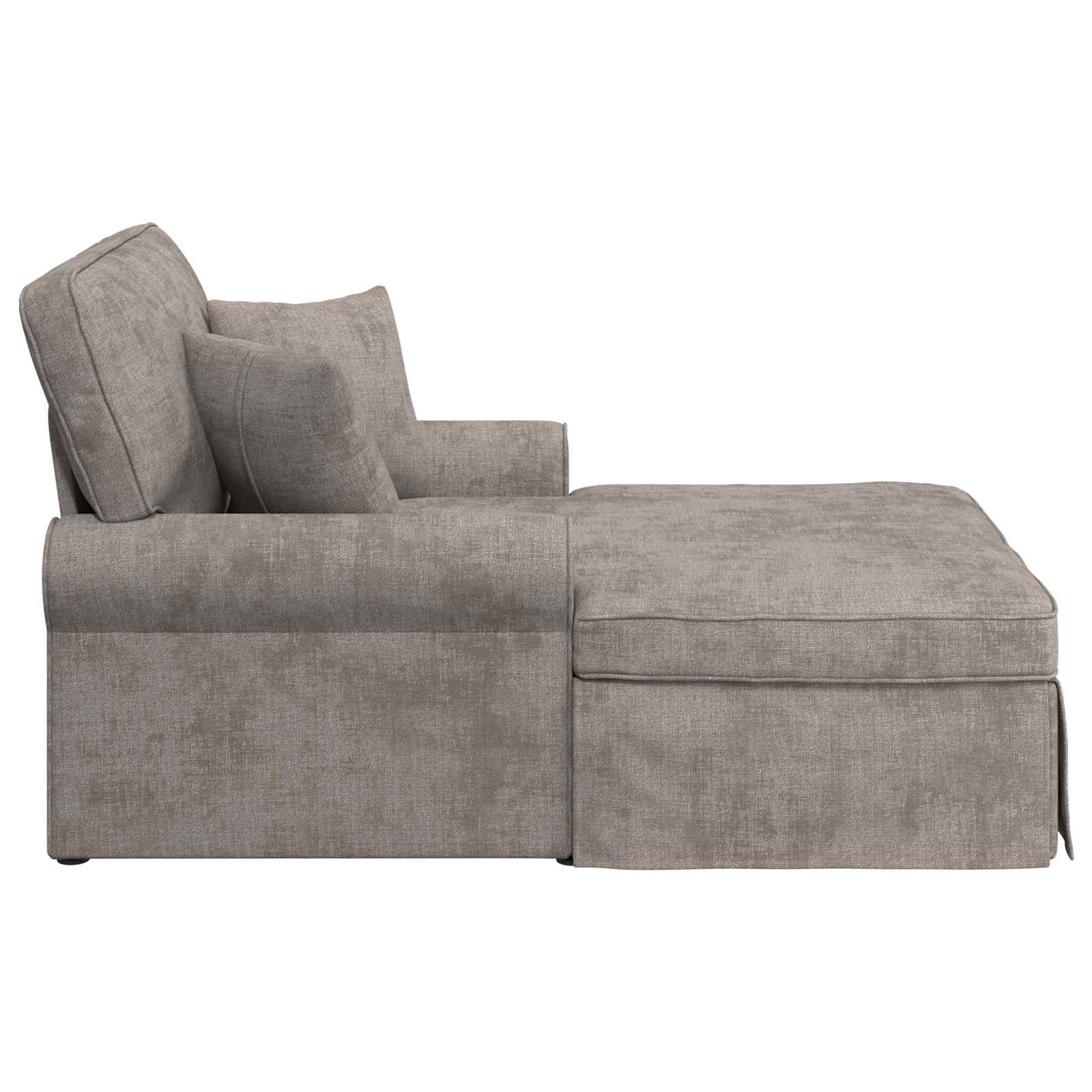 Chaise Lounge con Falda con cojín Arena 157 x 91 x 91 cm ARES