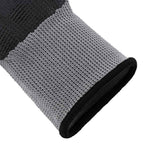 Guantes de Trabajo 12 pcs Gris y Negro 10 / xl Poliéster