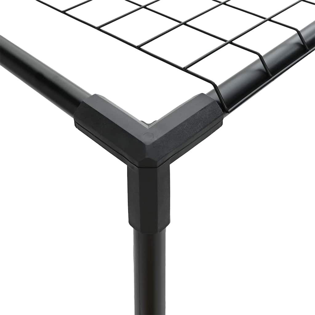 Soporte para plantas de 3 niveles Negro 100 x 32 x 102 cm Acero