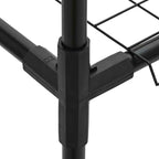 Soporte para plantas de 3 niveles Negro 100 x 32 x 102 cm Acero