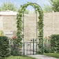 Garden Arch with Lock Black 102 x 50 x 218 cm