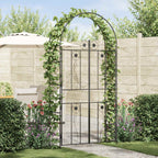 Arco de jardín Liso Negro 115 x 37 x 226 cm