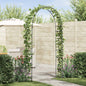 Black Floral Garden Arch 115 x 37 x 231 cm