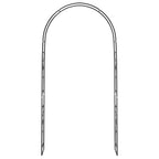 Arco de jardín Floral Negro 115 x 37 x 231 cm