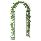 Arco de jardín Floral Negro 115 x 37 x 231 cm