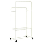 Perchero para ropa con estante con rueda 80 x 53 x 156 cm