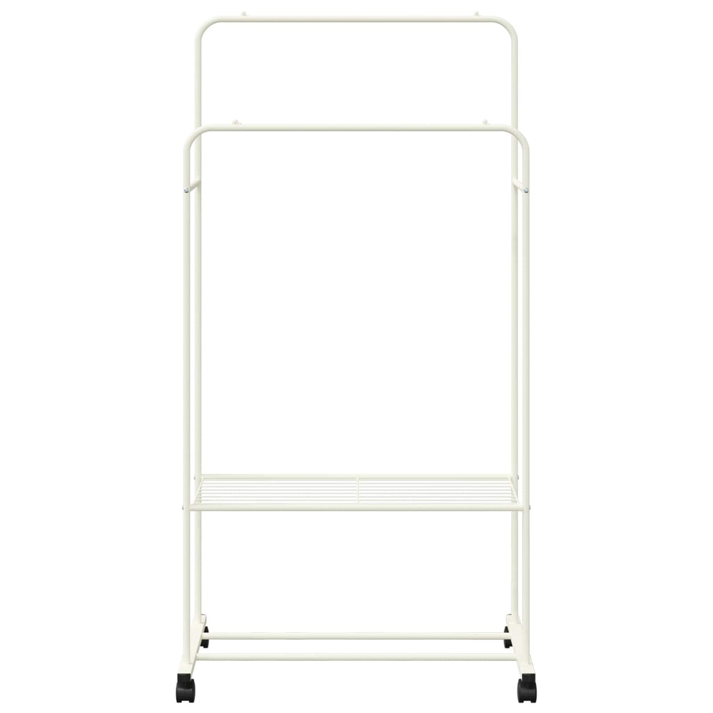 Perchero para ropa con estante con rueda 80 x 53 x 156 cm