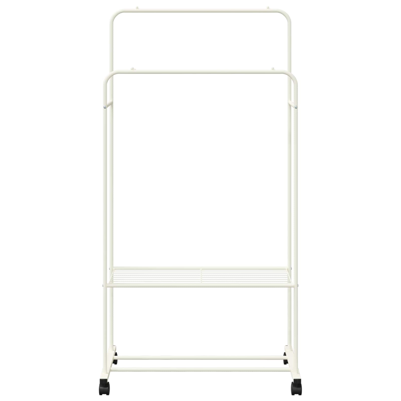 Perchero para ropa con estante con rueda 80 x 53 x 156 cm