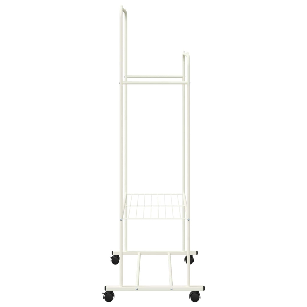 Perchero para ropa con estante con rueda 80 x 53 x 156 cm