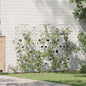Garden Fence 3 pcs Black 110 x 40 cm Steel
