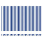 Toldo Retráctil Manual Azul y 500 x 300 cm Poliéster y Aluminio