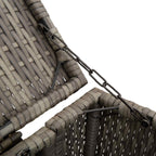 Caixa de Areia Caixa 2 unidades Cinzento 130 x 80 x 115 cm Polietileno