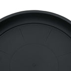 Macetas 24 pcs Negro Ø 22 x 18 cm Plástico