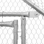 Jaula para pollos Plateado 170 x 100 x 177 cm Acero Galvanizado