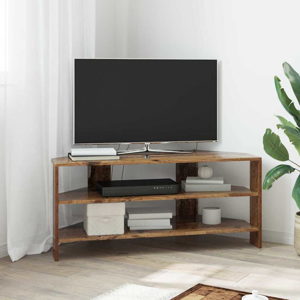 MuebledeTVdeesquina 102x40,5x45cm Madera contrachapada