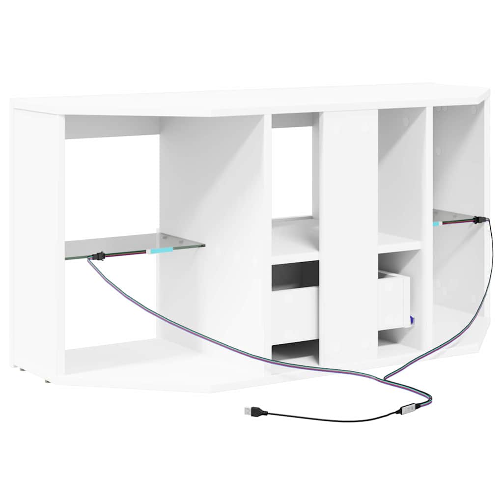 Armario LED para TV de Esquina 100 x 40 x 50 cm