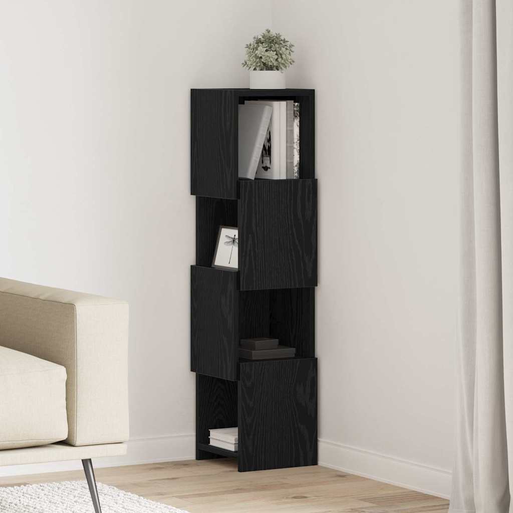 25.5x25x102cm Engineered Wood Corner Cabinet