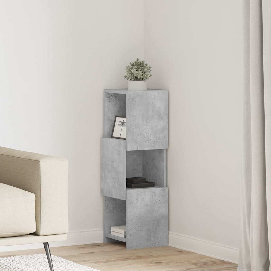 25.5x25x102cm Engineered Wood Corner Cabinet