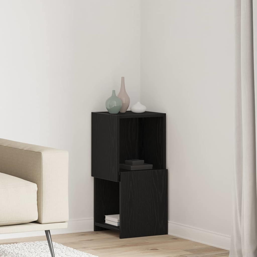 25.5x25x102cm Engineered Wood Corner Cabinet