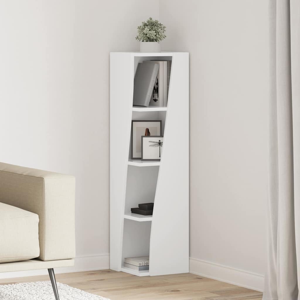 25.5x25x102cm Engineered Wood Corner Cabinet