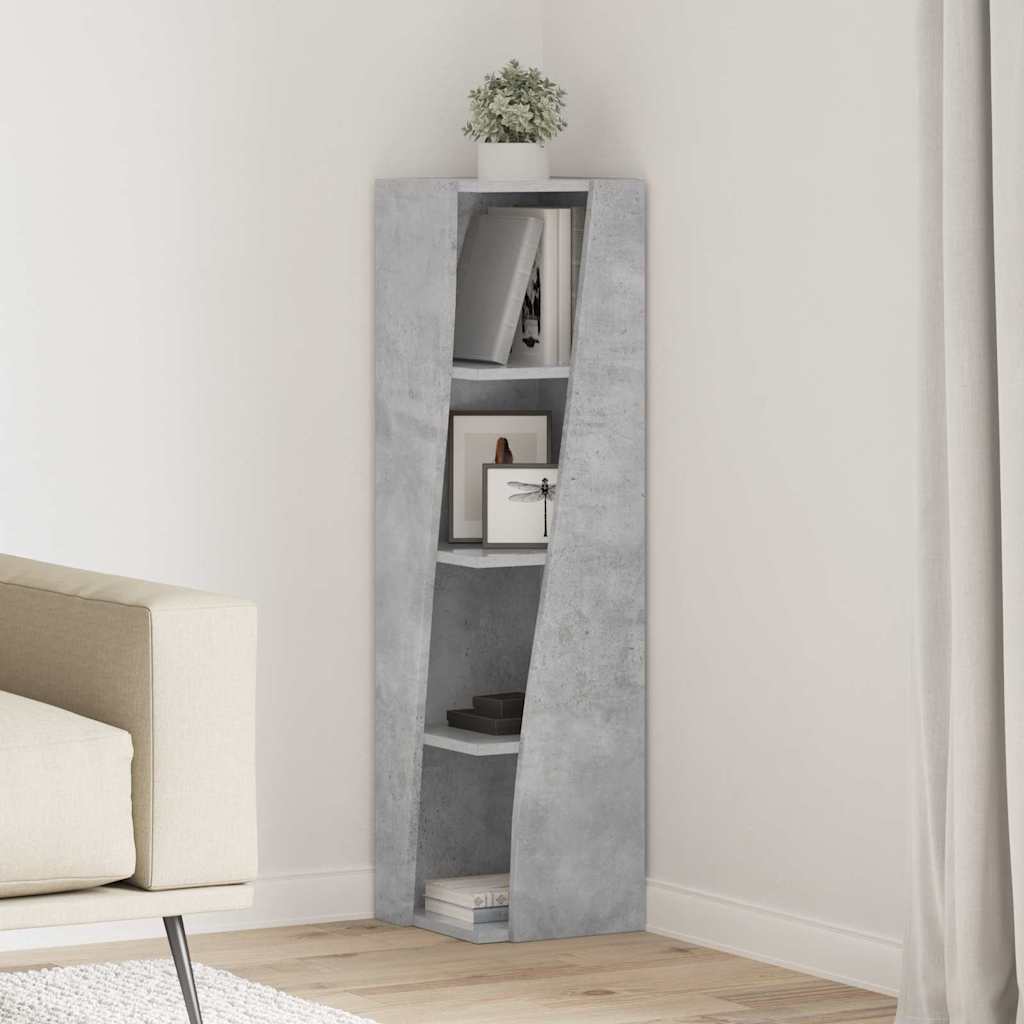 25.5x25x102cm Engineered Wood Corner Cabinet