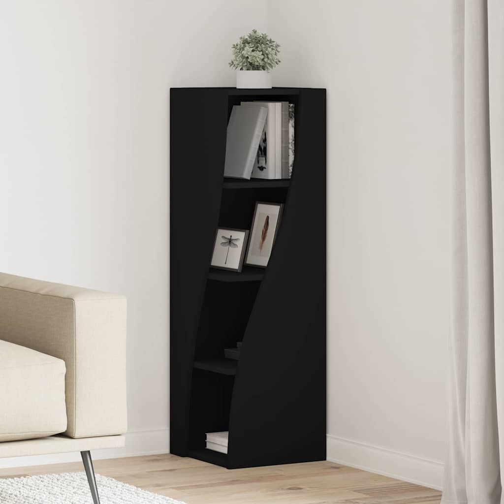 25.5x25x102cm Engineered Wood Corner Cabinet