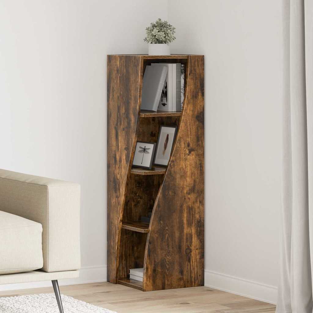 25.5x25x102cm Engineered Wood Corner Cabinet