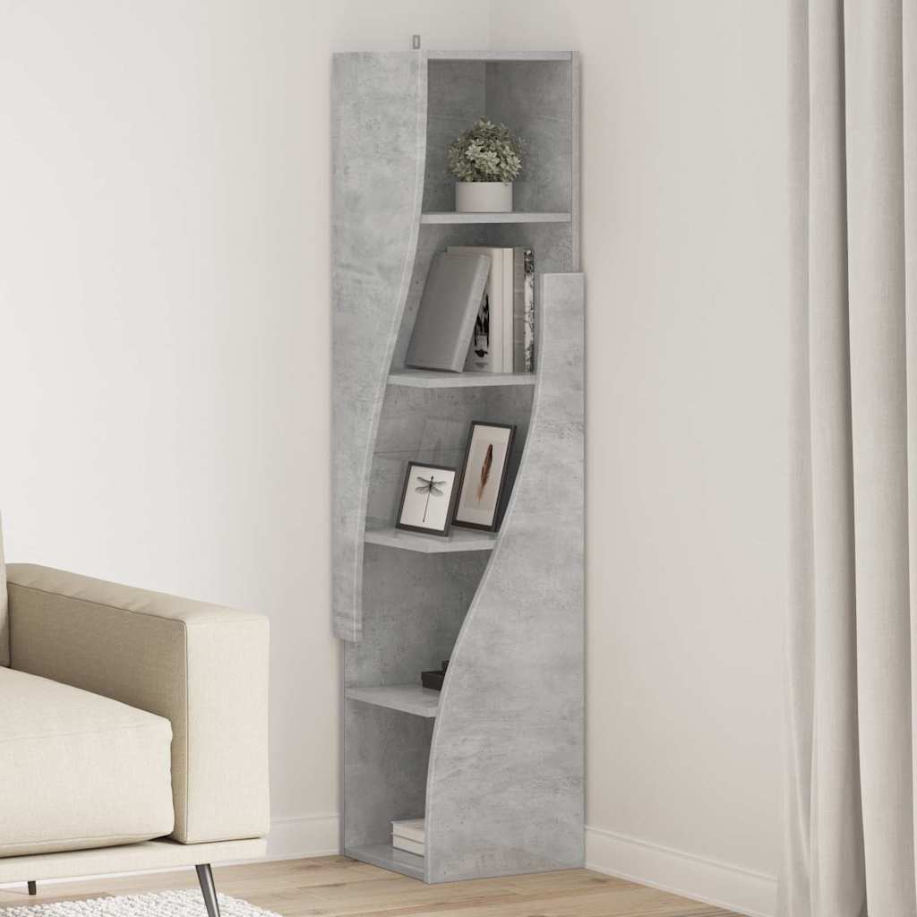 25.5x25x102cm Engineered Wood Corner Cabinet