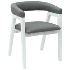 Sillas de comedor 2 pcs 54 x 57 x 73 cm Madera de Caucho Sólido