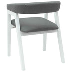 Sillas de comedor 2 pcs 54 x 57 x 73 cm Madera de Caucho Sólido