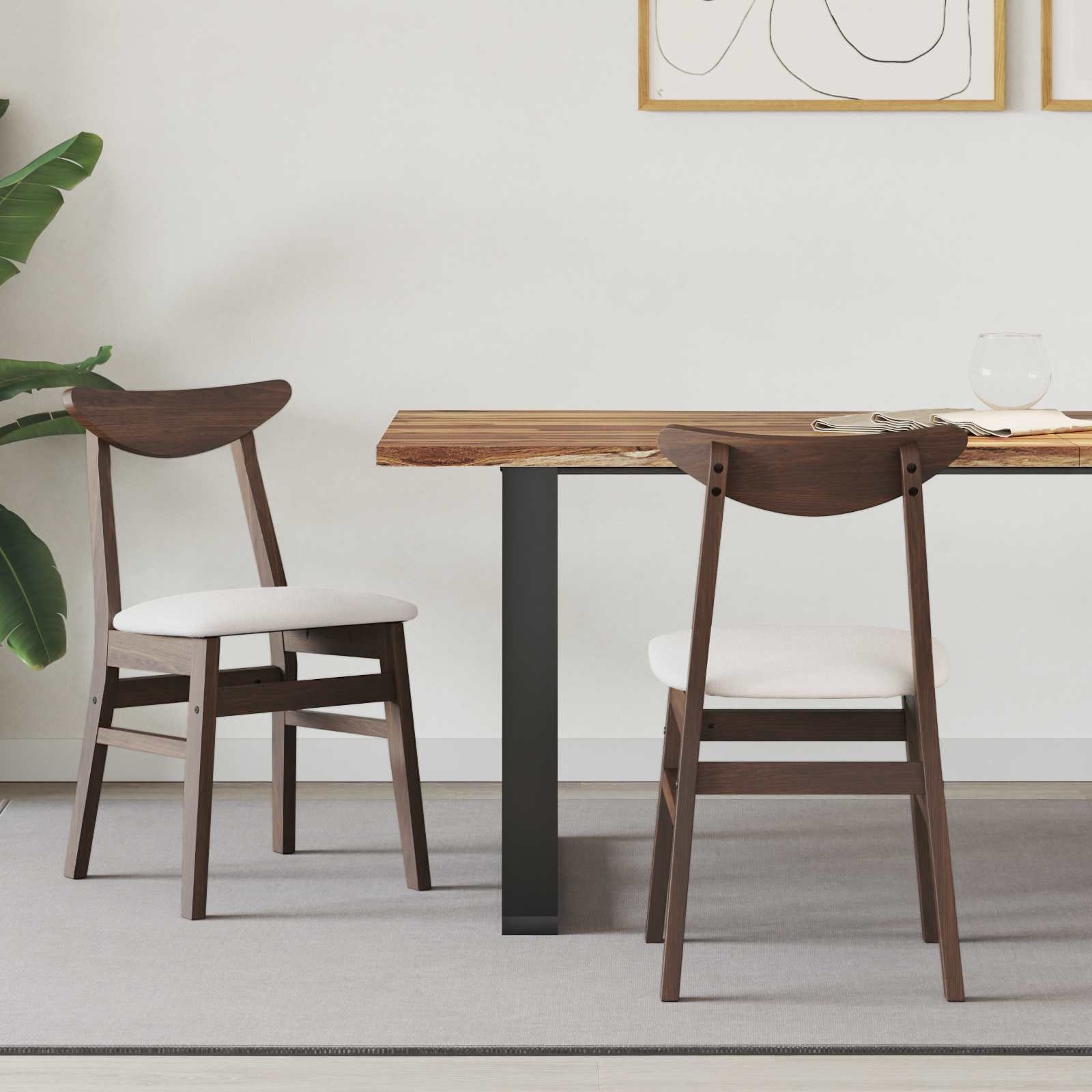 Cadeiras de sala de jantar 2 pcs 42 x 47.5 x 81 cm
