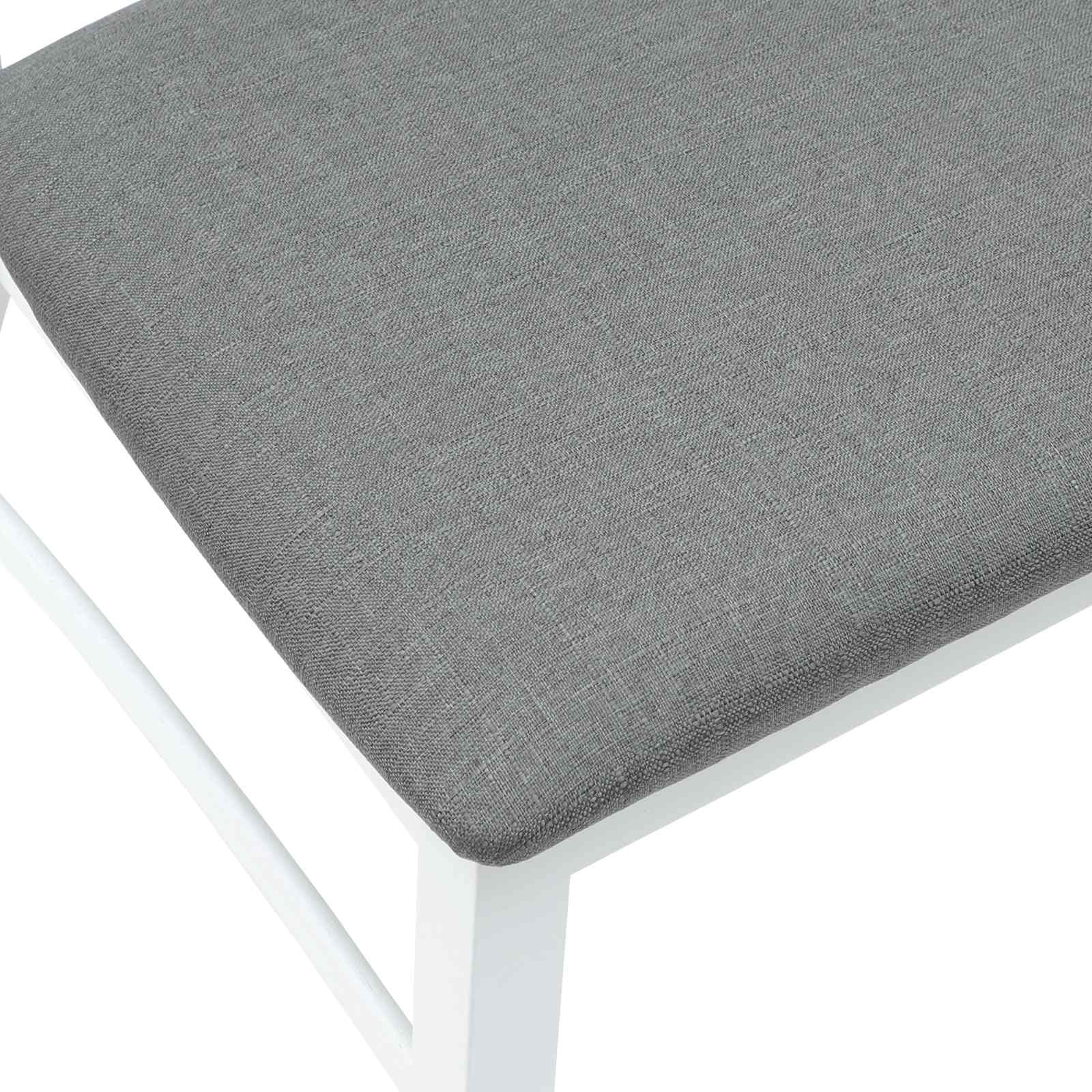 Sillas de comedor 2 pcs 43 x 54 x 89 cm Madera de Caucho Sólido