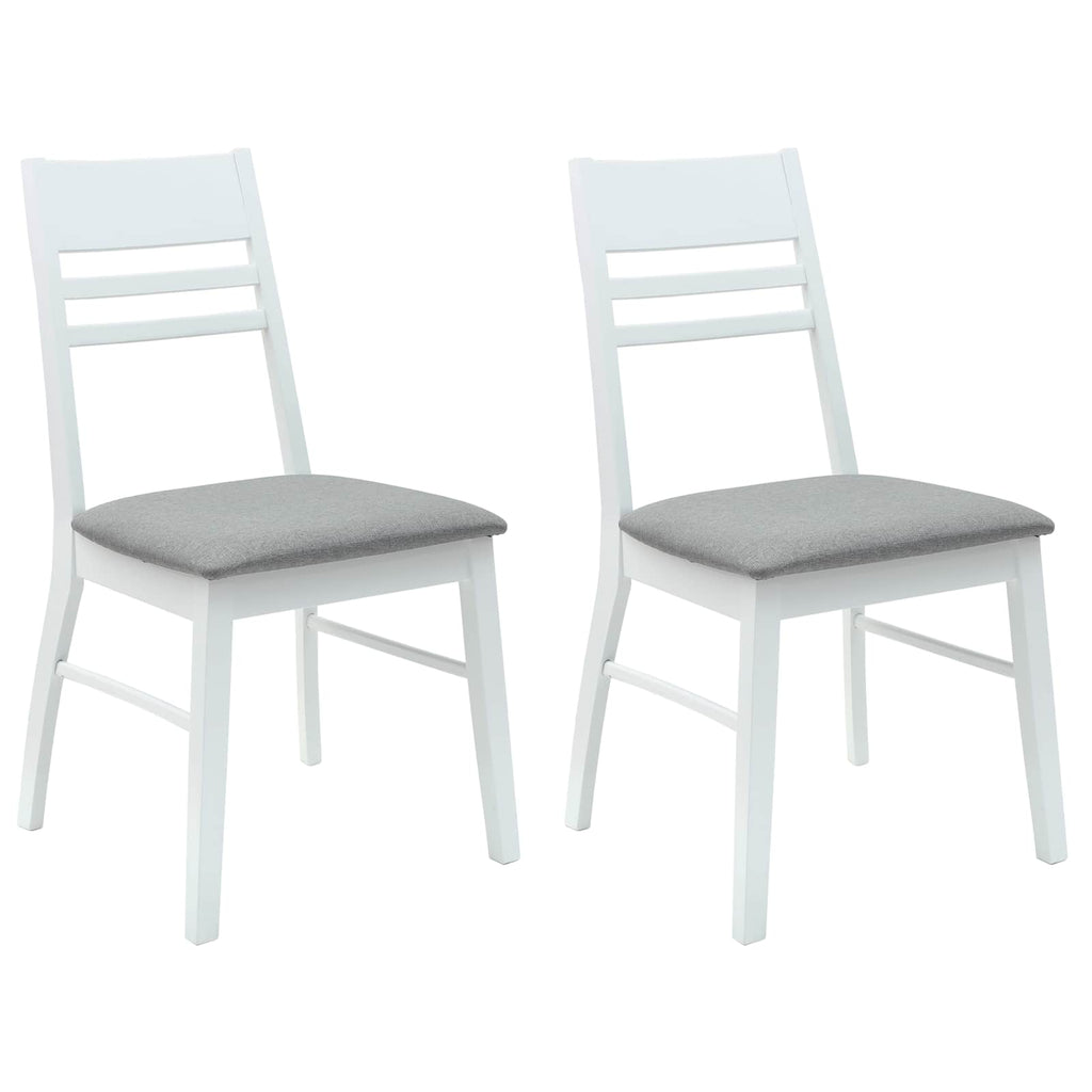 Sillas de comedor 2 pcs 43 x 54 x 89 cm Madera de Caucho Sólido