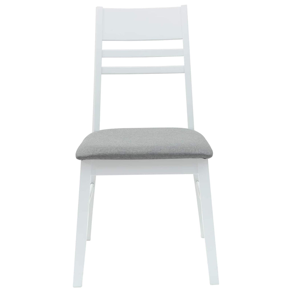 Sillas de comedor 2 pcs 43 x 54 x 89 cm Madera de Caucho Sólido