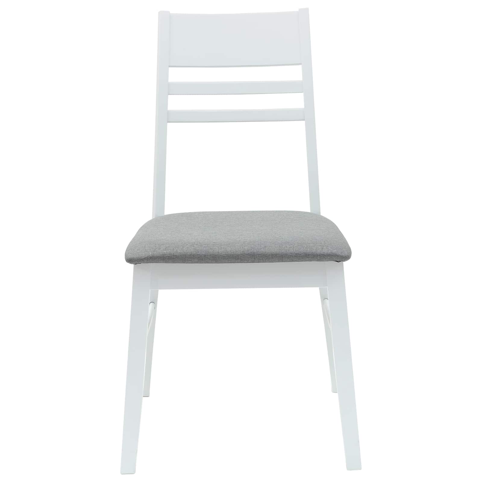 Sillas de comedor 2 pcs 43 x 54 x 89 cm Madera de Caucho Sólido