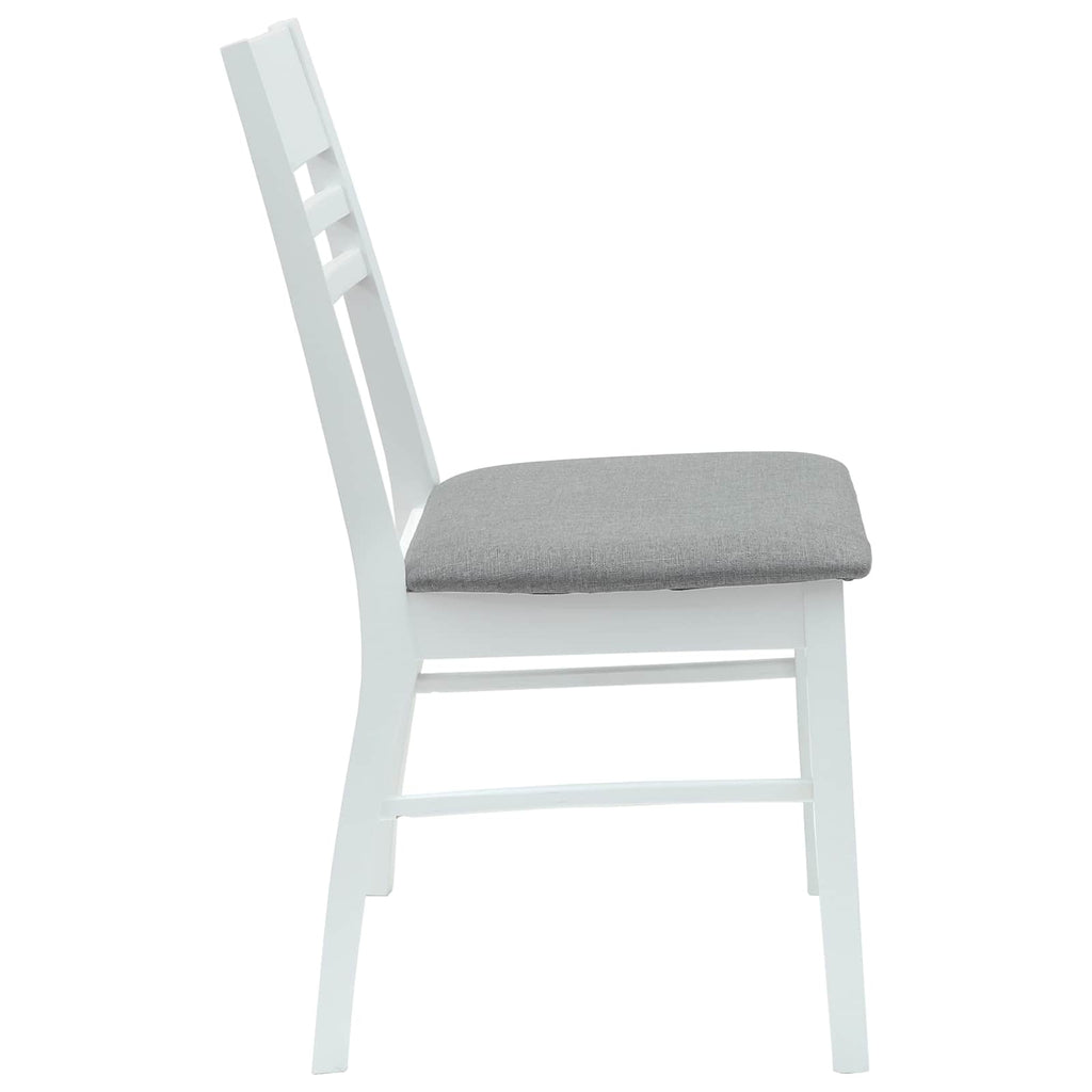 Sillas de comedor 2 pcs 43 x 54 x 89 cm Madera de Caucho Sólido