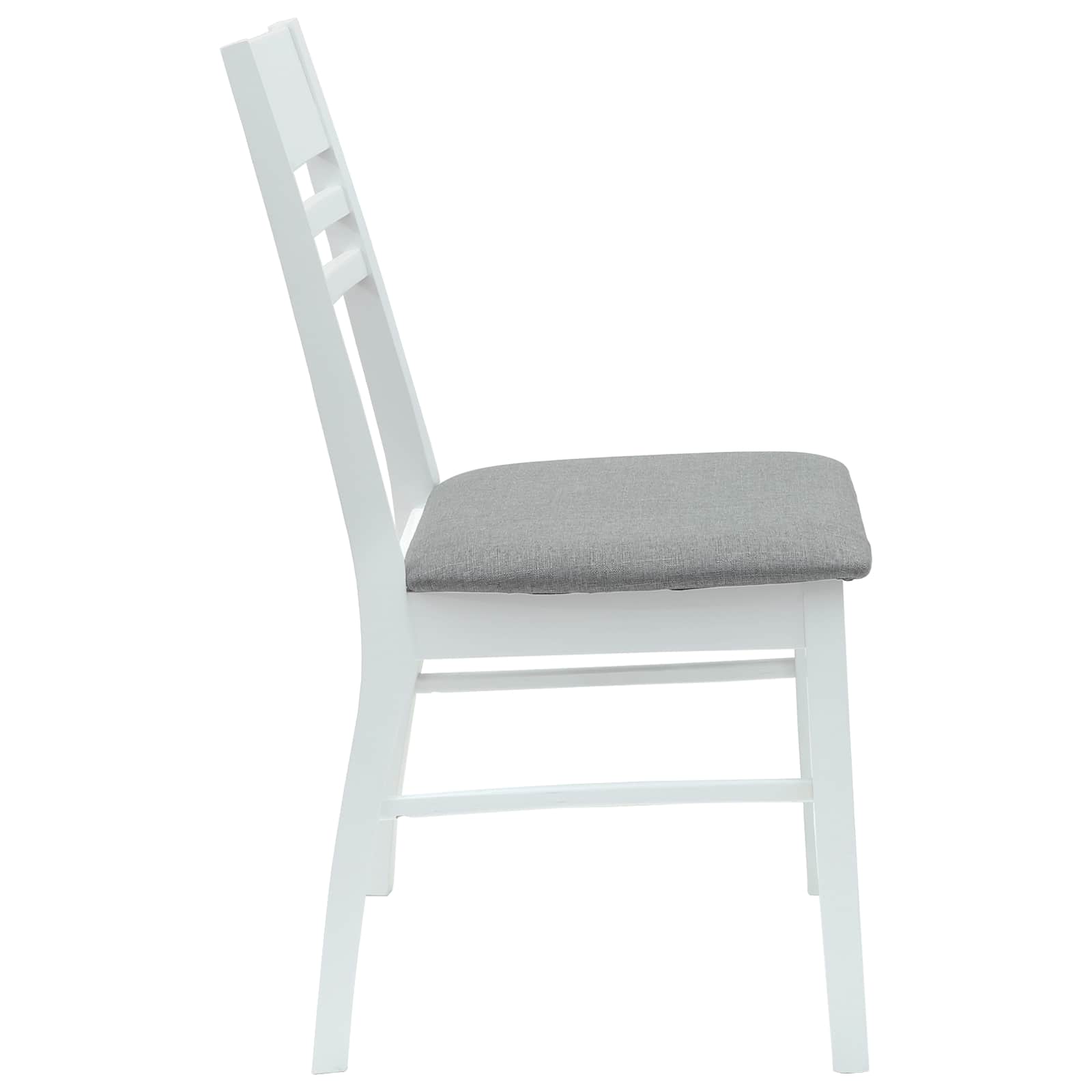 Sillas de comedor 2 pcs 43 x 54 x 89 cm Madera de Caucho Sólido